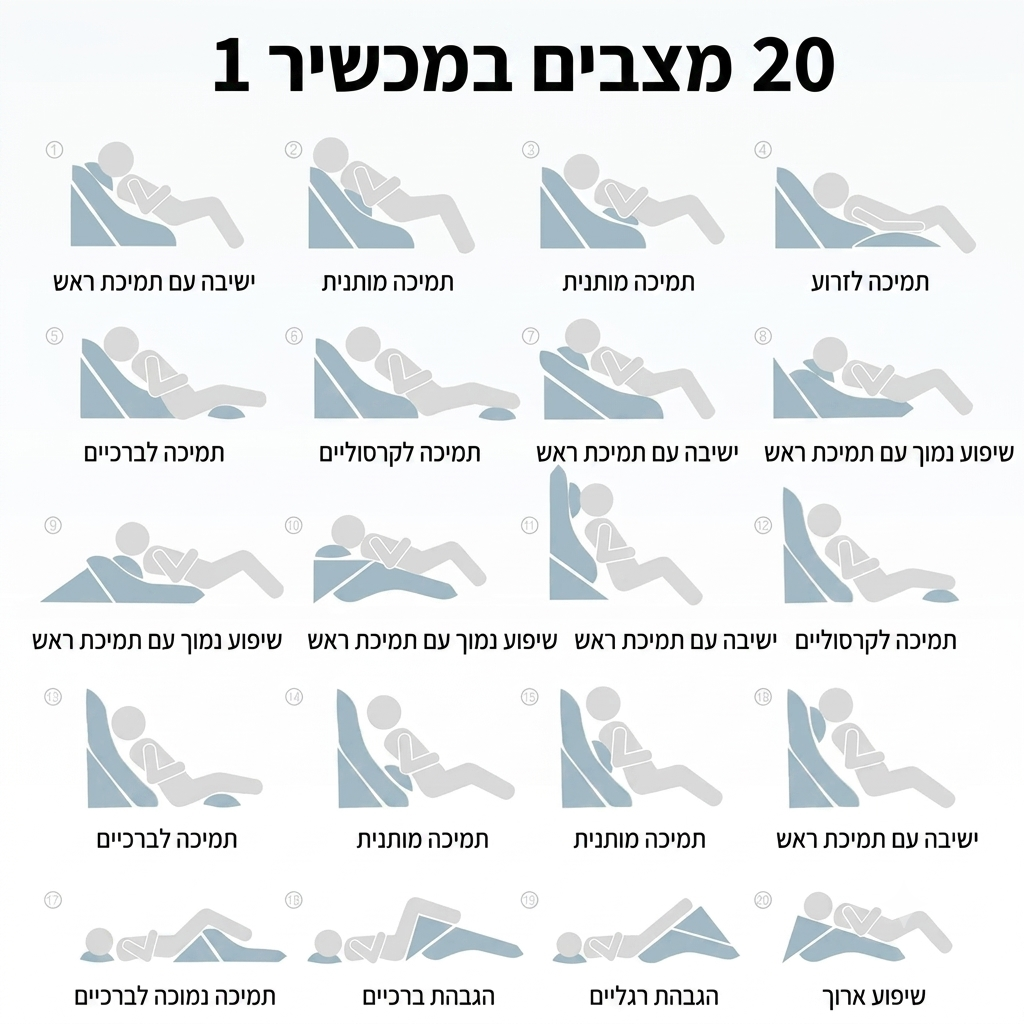 כרית MOTIONPRO flexrest מתקפלת